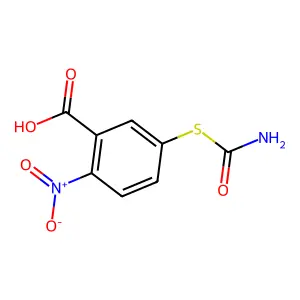 2-硝基-5-硫代氨甲酰苯甲酸 structure