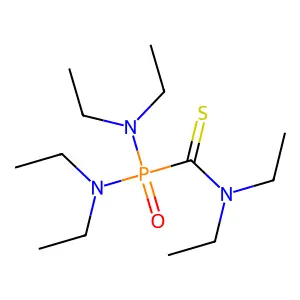 Formamide, 1-(bis(diethylamino)phosphinyl)-N,N-diethylthio- structure