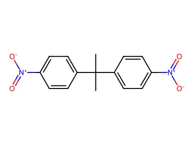 2,2-Bis(4-nitrophenyl)propane structure