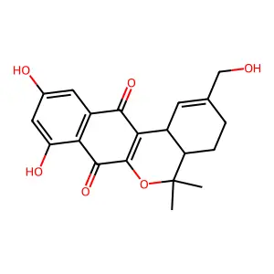 Naphthgeranine B structure
