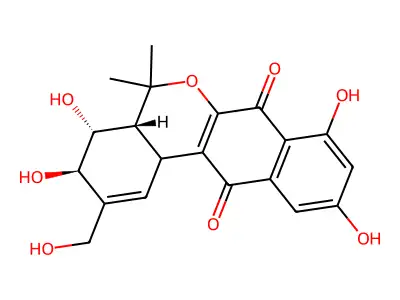 Naphthgeranine D structure