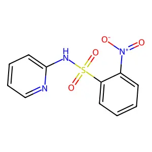 2-nitro-N-pyridin-2-ylbenzenesulfonamide structure