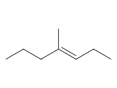 4-Methyl-3-heptene structure