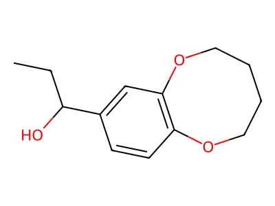 1,6-Benzodioxocin-8-methanol, 2,3,4,5-tetrahydro-alpha-ethyl- structure