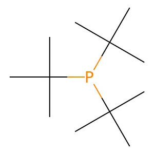 Tris(1,1-dimethylethyl)phosphine structure