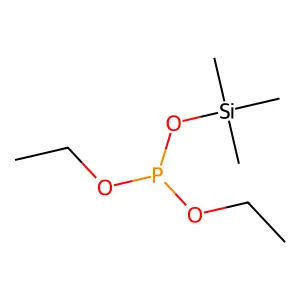 Diethyl trimethylsilyl phosphite structure