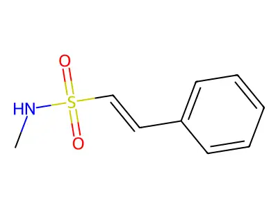 N-Methyl-2-phenylethene-1-sulfonamide structure