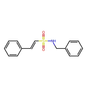 N-benzyl-2-phenylethene-1-sulfonamide structure