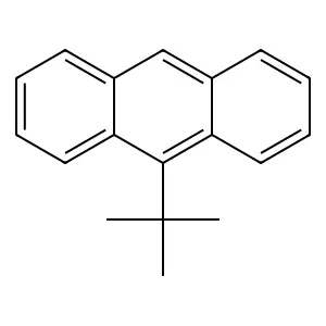 Anthracene, 9-(1,1-dimethylethyl)- structure