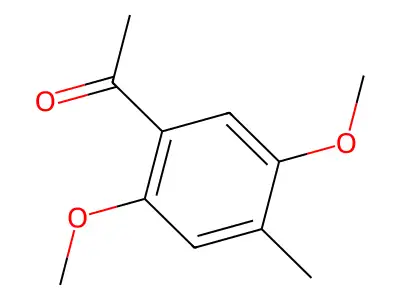 2',5'-Dimethoxy-4'-methylacetophenone structure
