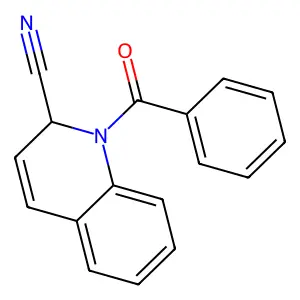 1-苯甲酰基-1,2-二氢-2-喹啉甲腈 structure