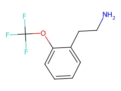 Benzeneethanamine, 2-(trifluoromethoxy)- structure