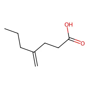 4-Propyl-4-pentenoic acid structure