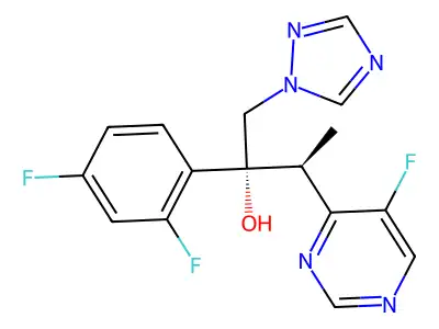 伏立康唑 structure