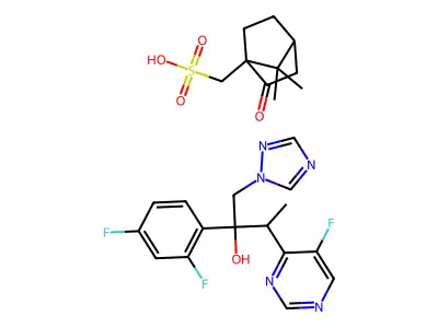 Voriconazole structure
