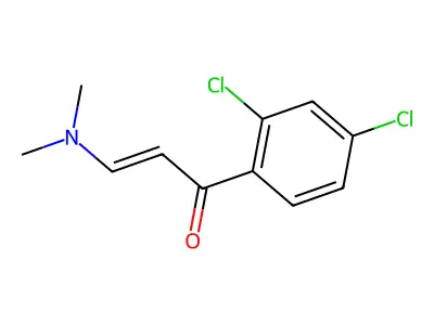 1-(2,4-Dichlorophenyl)-3-(dimethylamino)prop-2-en-1-one structure