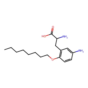 3-Amino-6-(octyloxy)phenylalanine structure