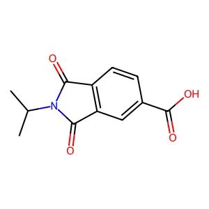 2,3-Dihydro-2-(1-methylethyl)-1,3-dioxo-1H-isoindole-5-carboxylic acid structure