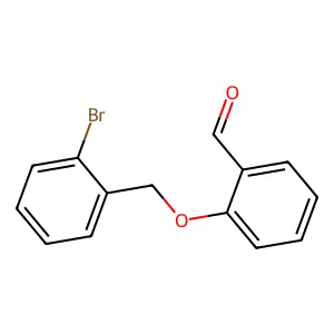 2-[(2-Bromophenyl)methoxy]benzaldehyde structure