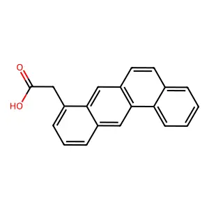 Benz[a]anthracene-8-acetic acid structure