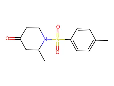 2-Methyl-1-tosylpiperidin-4-one structure