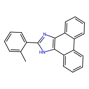 2-(2-methylphenyl)-1H-phenanthro[9,10-d]imidazole structure