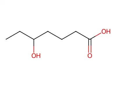 Delta-hydroxy enanthoic acid structure
