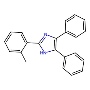 2-(2-methylphenyl)-4,5-diphenyl-1H-imidazole structure