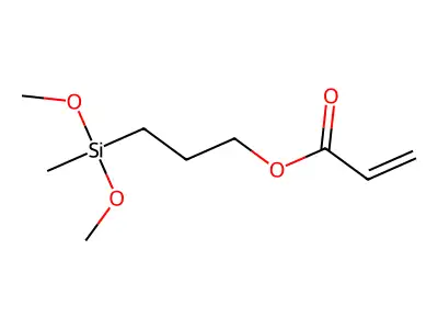 (3-Acryloxypropyl)methyldimethoxysilane structure