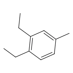 3,4-Diethyltoluene structure