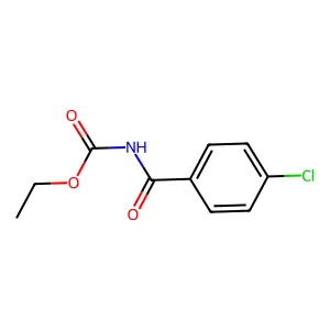 Ethyl 4-chlorobenzoylcarbamate structure