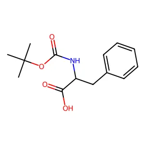 L-Phenylalanine, N-[(1,1-dimethylethoxy)carbonyl]- structure