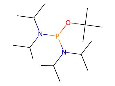 tert-Butyl tetraisopropylphosphorodiamidite structure
