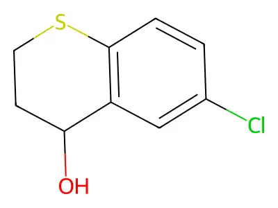6-Chloro-4-thiochromanol structure