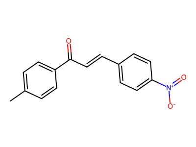 2-Propen-1-one, 1-(4-methylphenyl)-3-(4-nitrophenyl)-, (E)- structure