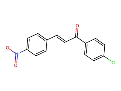 1-(4-Chlorophenyl)-3-(4-nitrophenyl)prop-2-en-1-one structure