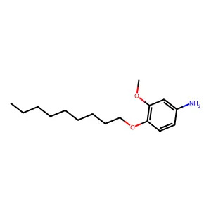 m-Anisidine, 4-(nonyloxy)- structure