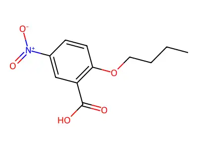 2-Butoxy-5-nitrobenzoic acid structure