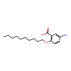 5-氨基-2-(癸氧基)苯甲酸 structure