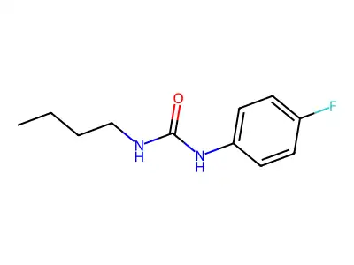 1-Butyl-3-(4-fluorophenyl)urea structure