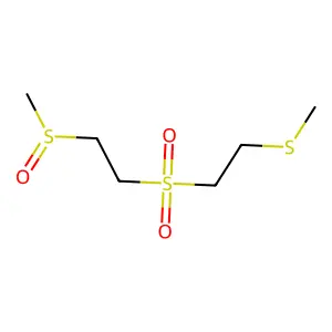 1-Methylsulfinyl-2-(2-(methylthio)ethylsulfonyl)ethane structure