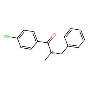 N-苄基-4-氯-N-甲基苯甲酰胺 structure