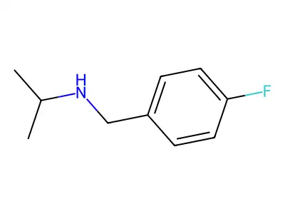 ((4-Fluorophenyl)methyl)(propan-2-yl)amine structure