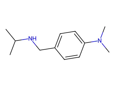 N,N-dimethyl-4-{[(propan-2-yl)amino]methyl}aniline structure