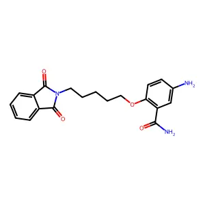 Benzamide, 5-amino-2-((5-phthalimidopentyl)oxy)- structure