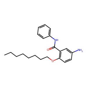 Benzanilide, 5-amino-2-(octyloxy)- structure