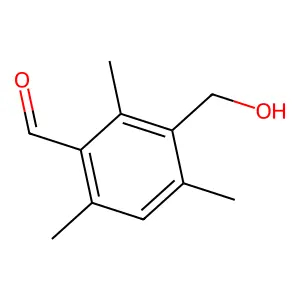 3-(Hydroxymethyl)-2,4,6-trimethylbenzaldehyde structure