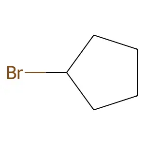 溴环戊烷 structure