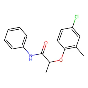 Propionanilide, 2-((4-chloro-o-tolyl)oxy)- structure