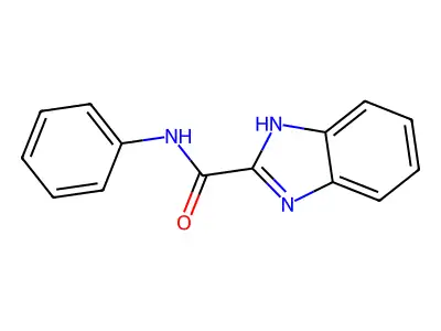 N-phenyl-1H-benzimidazole-2-carboxamide structure